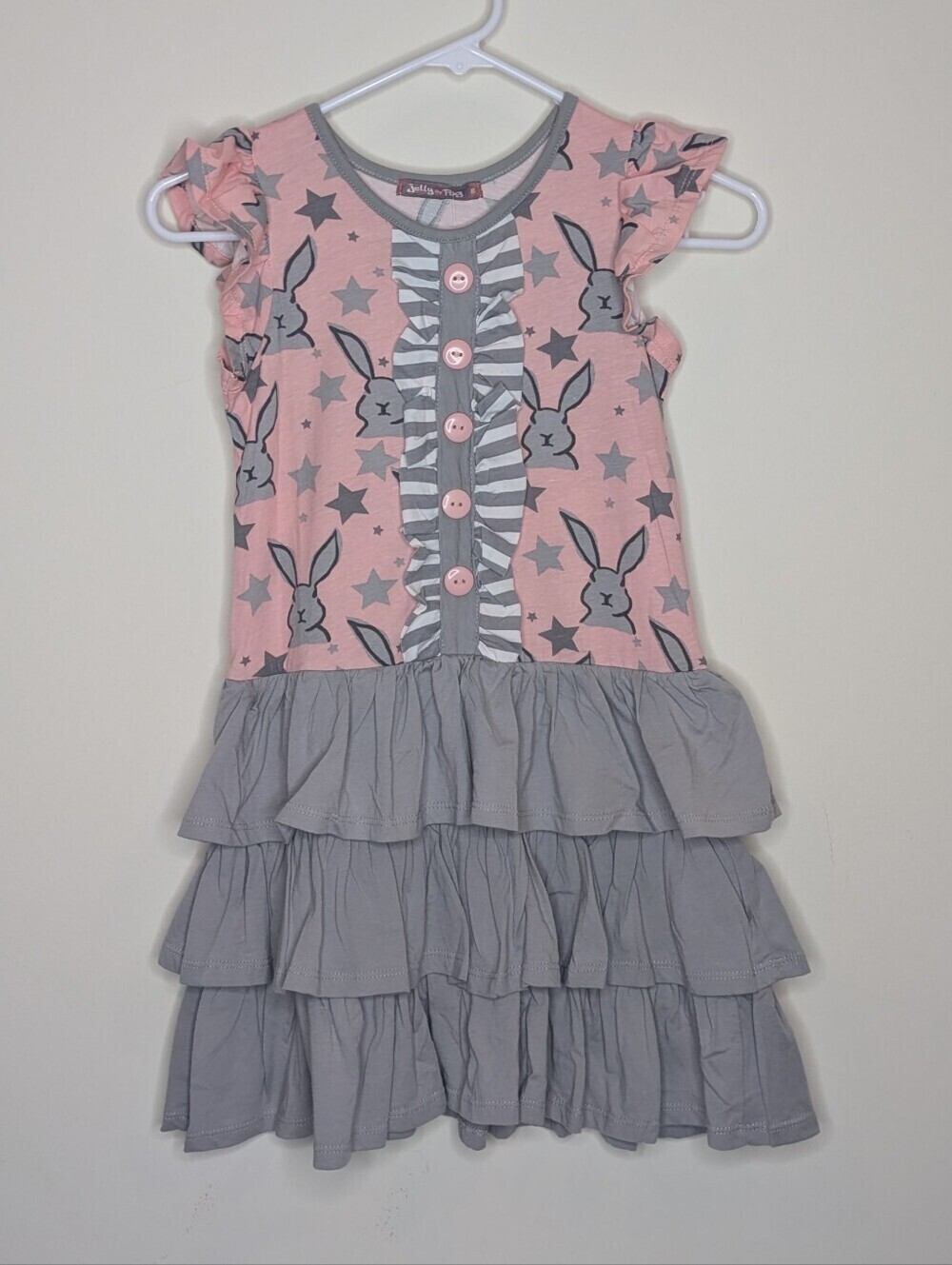 NWT Jelly The Pug Bunny Rabbit Dress 8